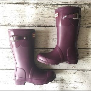 Kids Plum Hunter Boots